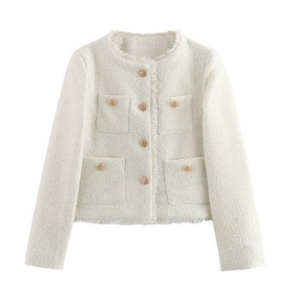 Wholesale Supply Woolen Long Sleeve Short Coat Limorista