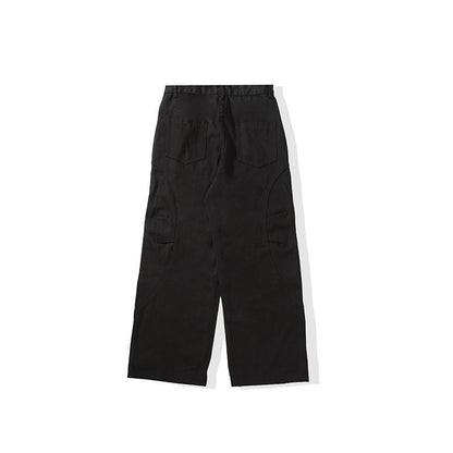 Japanese Curved Soft Pleat Casual Pants All-match Neutral Limorista
