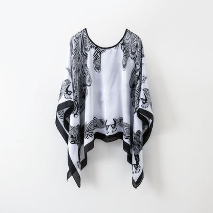 Pullover Shawl Outerwear Cover-up Multifunctional Scarf Limorista