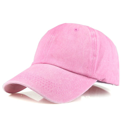 Washed Solid Color Light Board Baseball Cap For Women Limorista