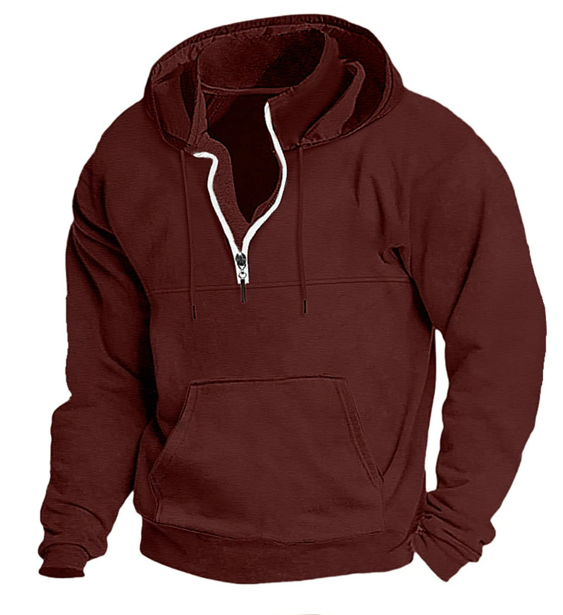 European And American Autumn And Winter New Hooded Sweater Thick Casual Jacket Men Limorista