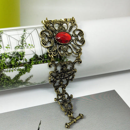 Retro Alloy Inlaid Jewel Rhinestone Elegant Graceful Bracelet Limorista