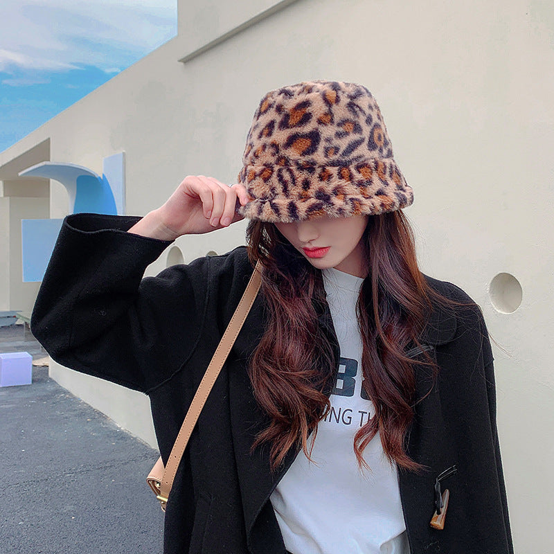 Fleece-lined Warm Face-covering Bucket Hat Limorista