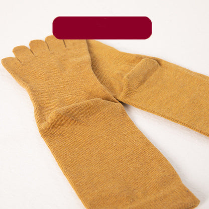 Sweat Absorbing Japanese Solid Five Toe Socks Limorista