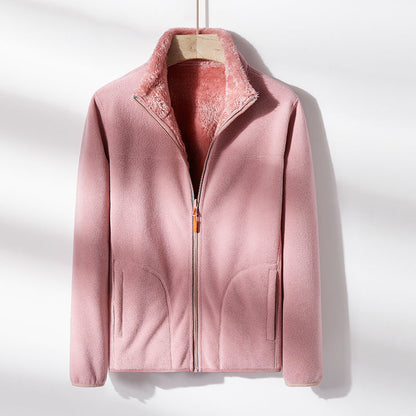 Fashion Outdoor Polar Fleece Double-sided Coral Fleece Jacket Limorista