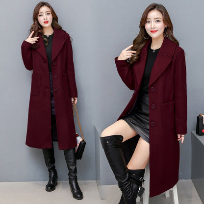 Fashionable Over-the-knee Woolen Women&