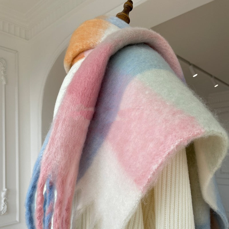 Shooting Travel Matching Autumn And Winter Scarf Limorista