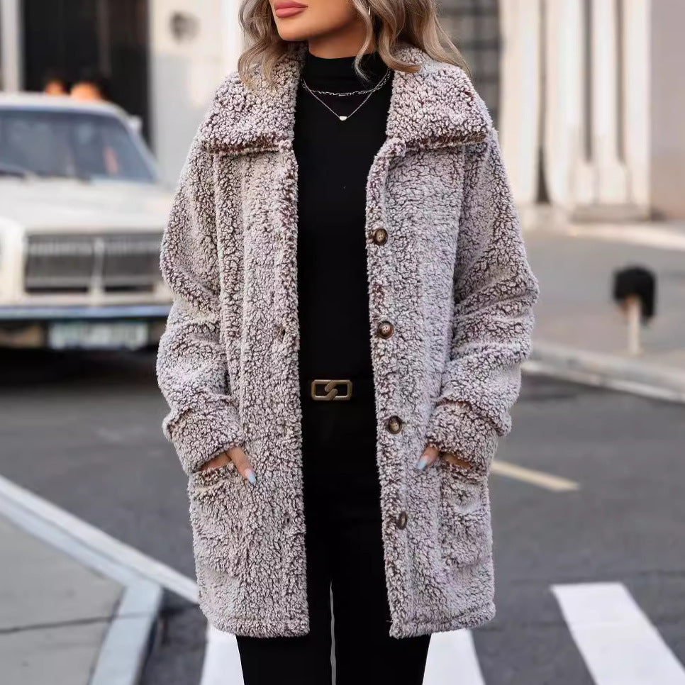 Casual Loose Cardigan Cotton-padded Jacket For Women Limorista