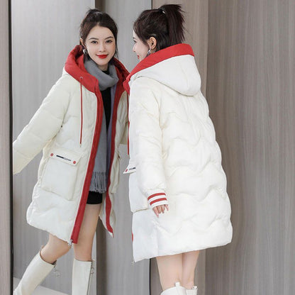 Mid Length Down Cotton Coat Limorista
