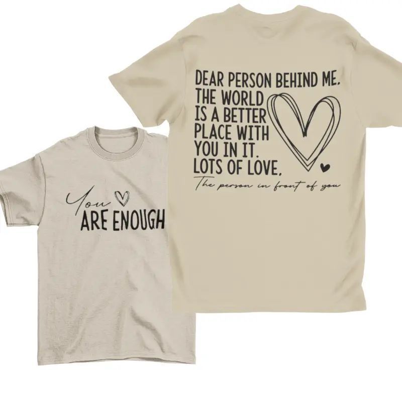 Spring Summer Pure Cotton ARE ENOUGH Pullover Short-sleeved Shirt Limorista