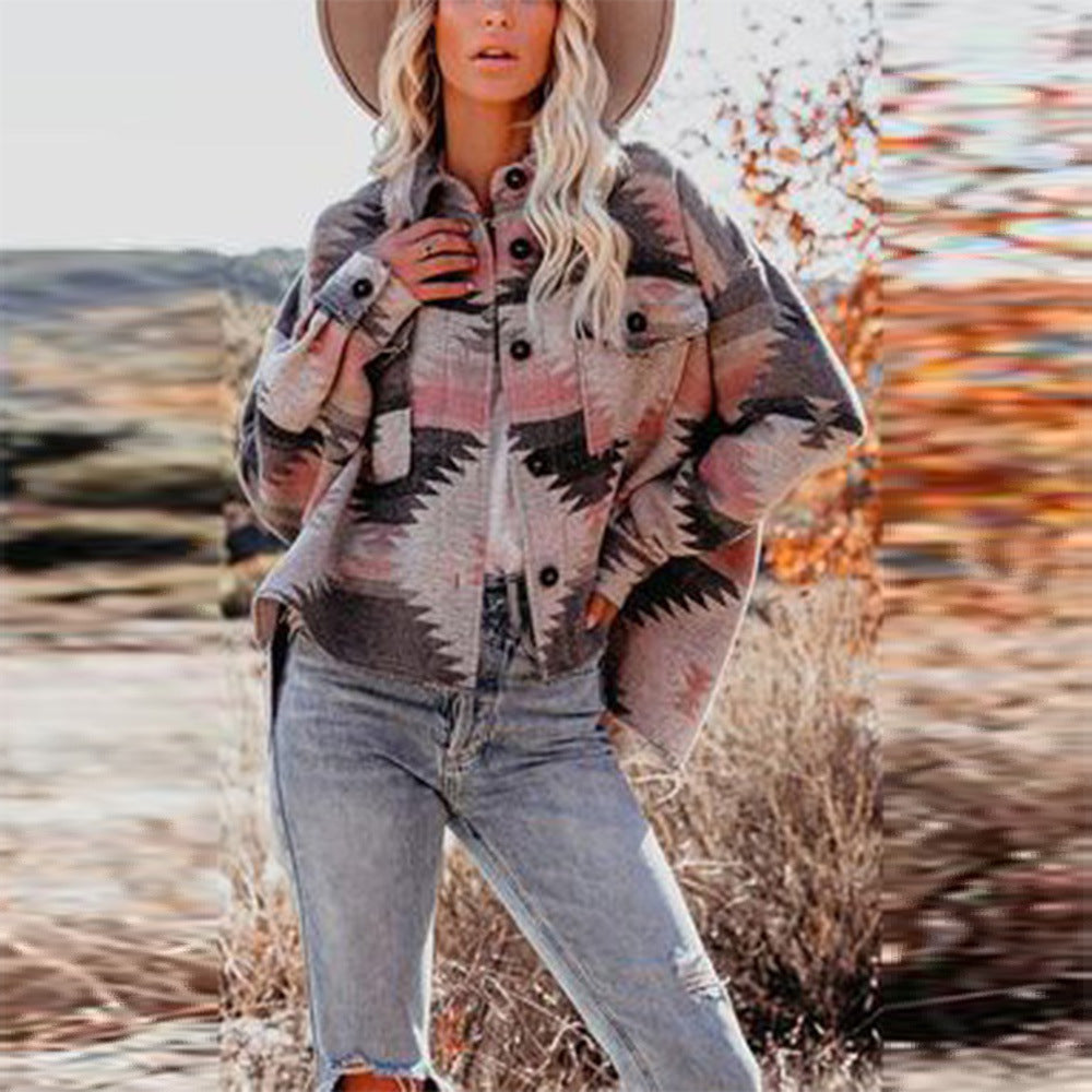 Autumn And Winter New Retro Ethnic Geometry Limorista