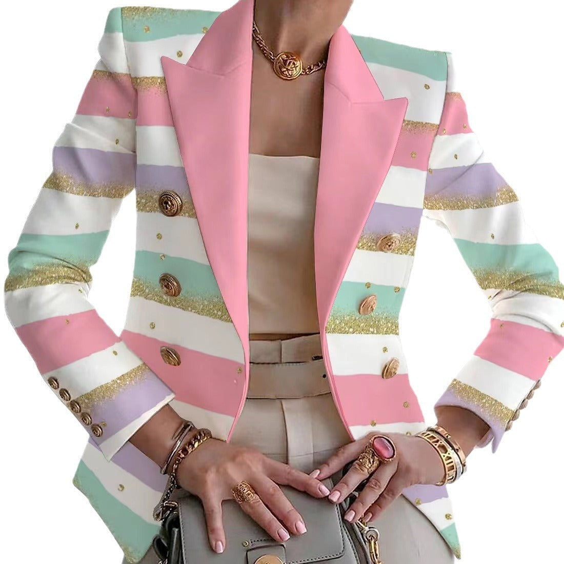 Coat Printed Cardigan Women&