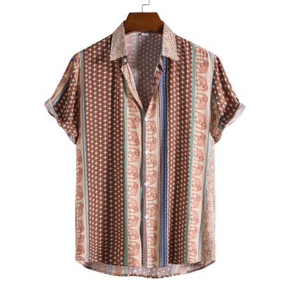 Fashion Digital Printed Short Sleeves Limorista