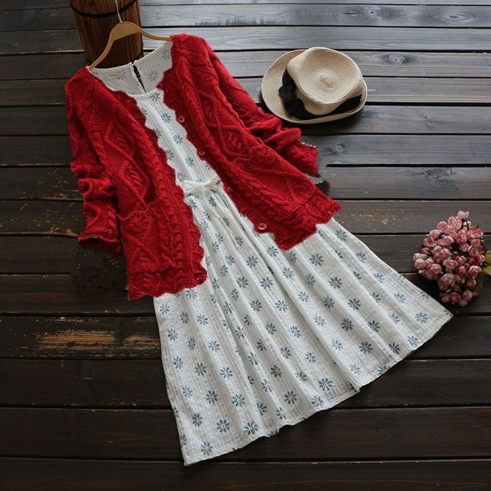 Solid Color Buttons Knitted Coat For Women Limorista