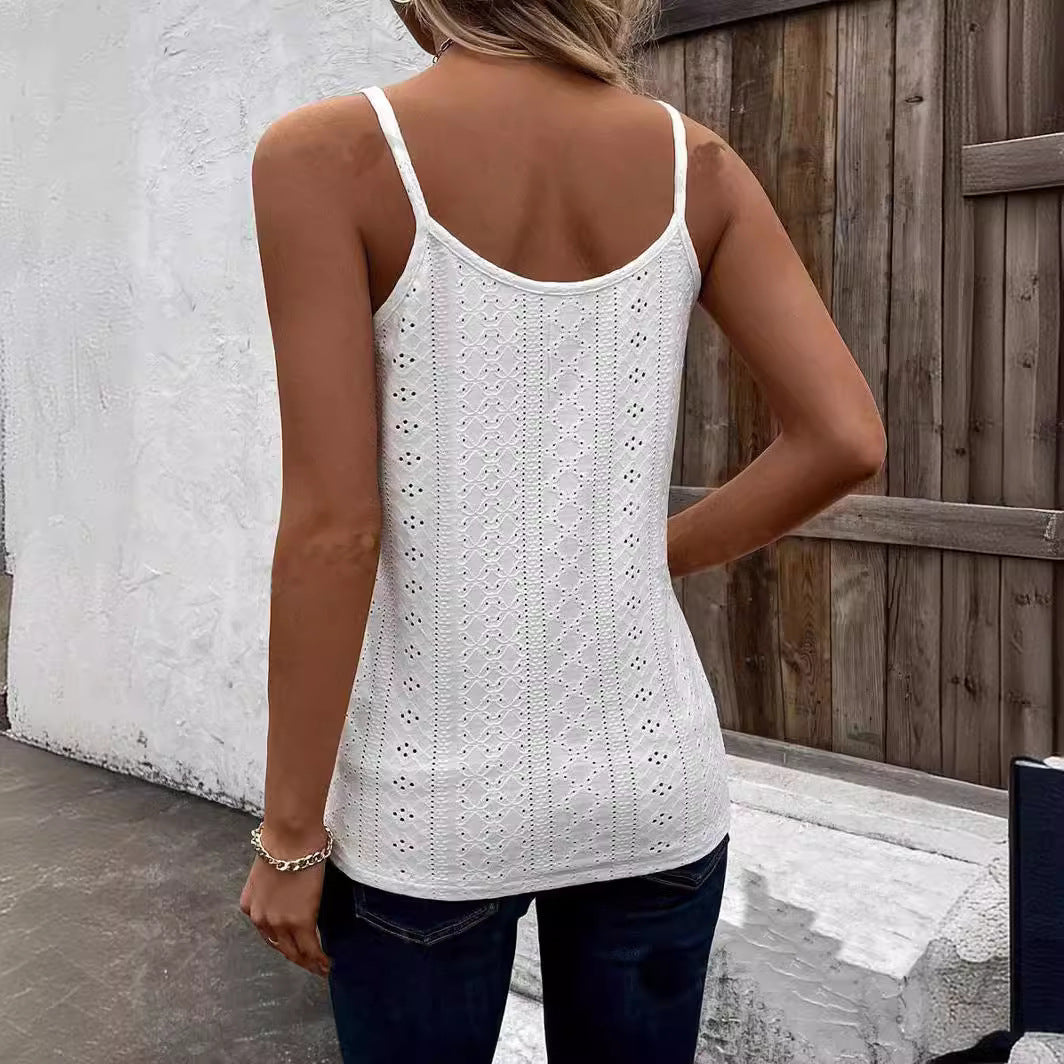 New Solid Color And V-neck Women&