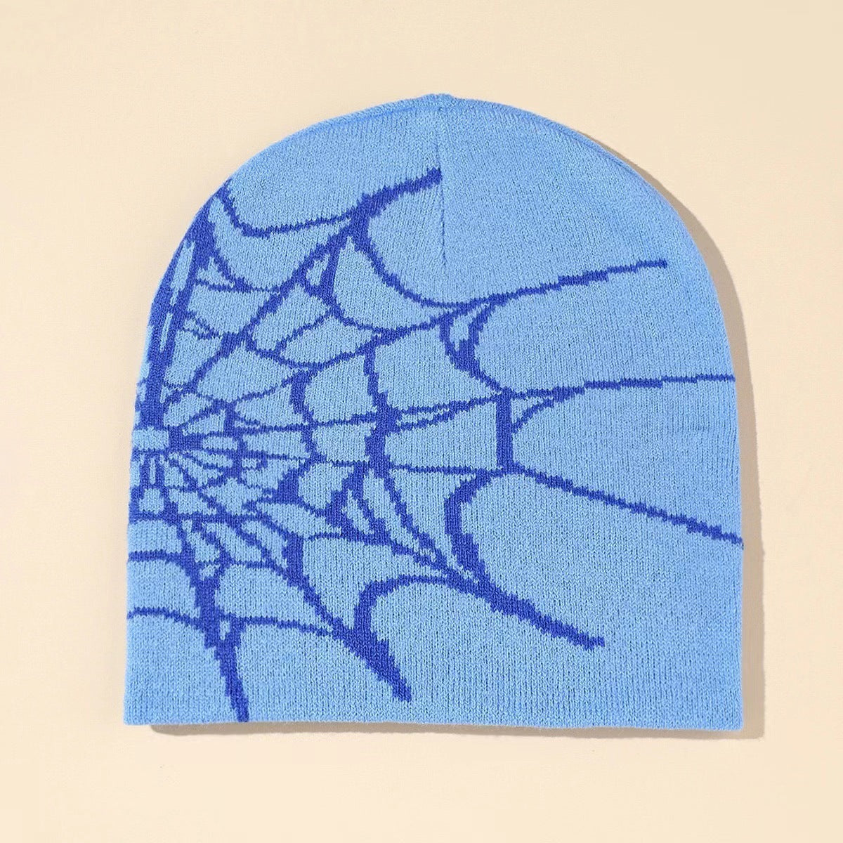 Spider Web Jacquard Knitted Hat Cold Protection In Autumn And Winter Limorista