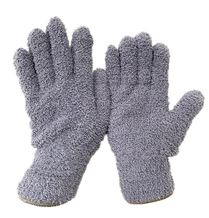 Half Velvet Comfortable Fine Fiber Dust Gloves Limorista