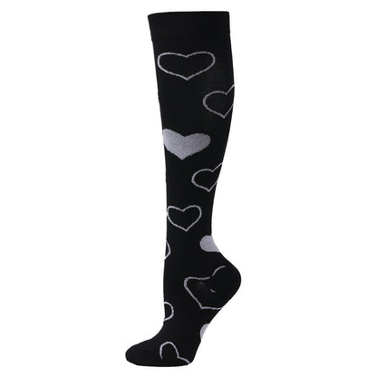 Sports Compression Socks Pattern Stretch Stockings Limorista