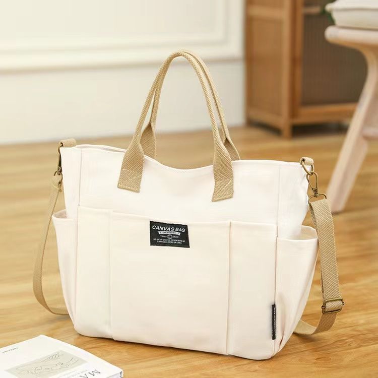 Large Capacity Shoulder Canvas Bag, Commuting Hand Bag Limorista