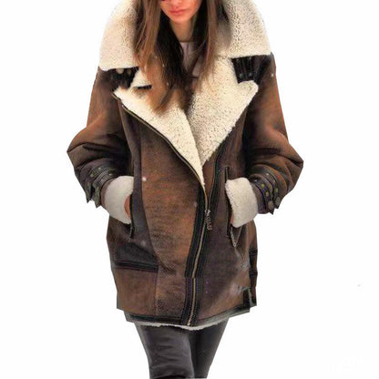 Explosive Mid Length Thick Long Sleeved Jacket Limorista