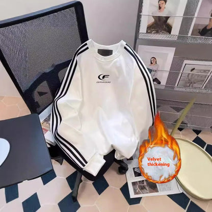 Fashion Brand Autumn And Winter Round Neck Long Sleeve Top Limorista
