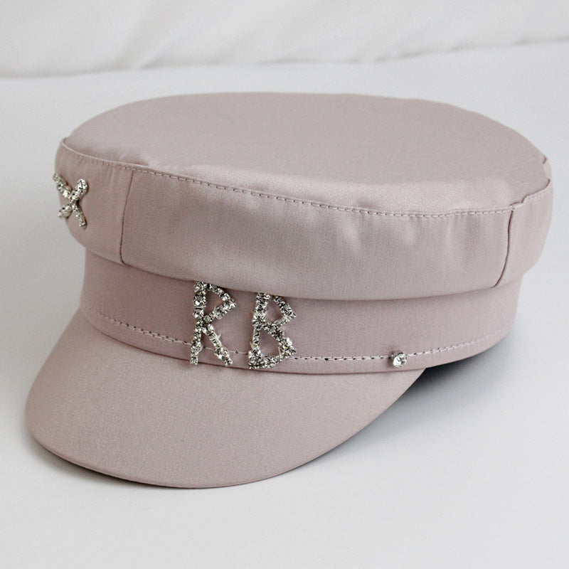 Navy Hat Fashion Outdoor Newspaper Boy Hat Cap Limorista