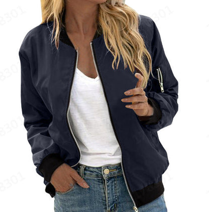 European And American Solid Color Women&