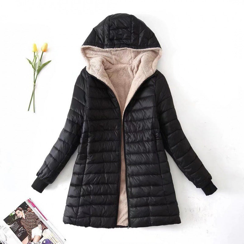 Hooded Slim Fit Fleece-lined Warm Cotton Limorista