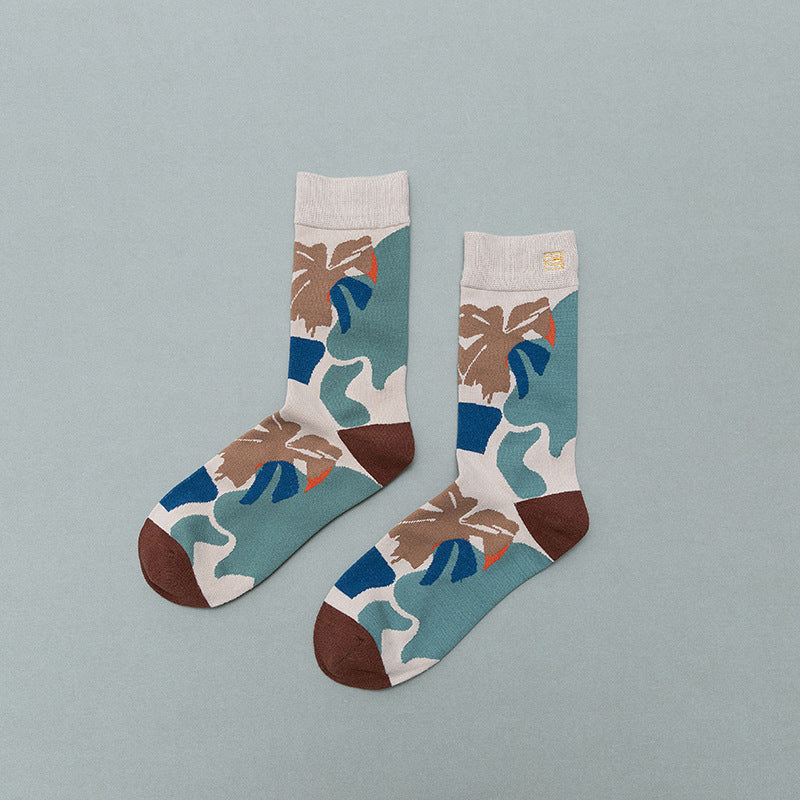 Retro Mid tube socks street art skateboard socks Limorista