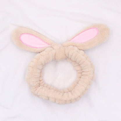 Rabbit Ear Washing Makeup Headband Limorista