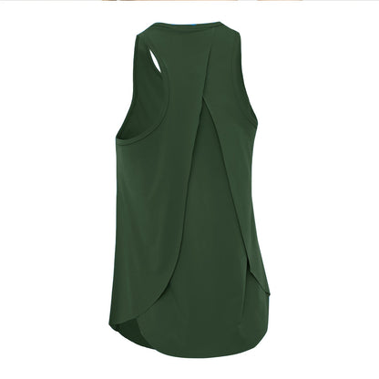 Sleeveless I-shaped Vest Women&