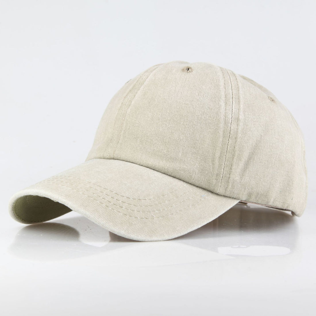 Washed Solid Color Light Board Baseball Cap For Women Limorista