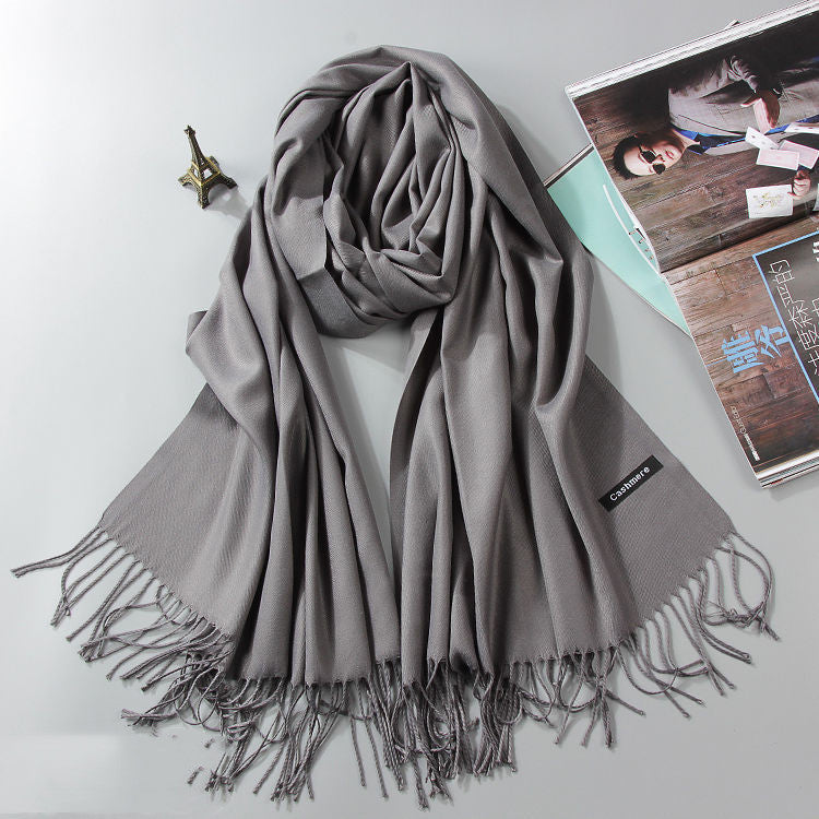 Fashion Cashmere Dual-use Shawl Warm Scarf Limorista