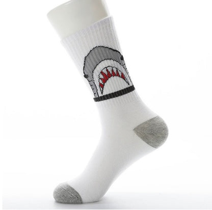 White autumn and winter tube tide socks European and American fashion personality female socks Limorista