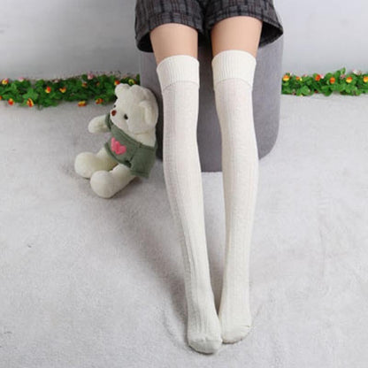 Long knee stockings high tube stockings Japanese women&