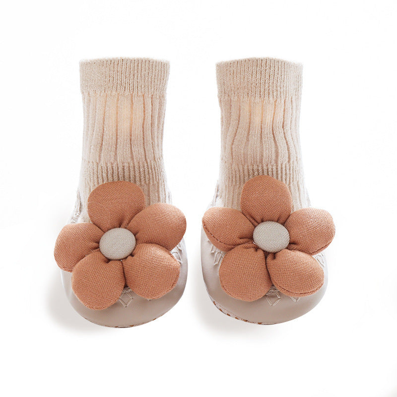 Korean Style Three-dimensional Flower Ankle Sock Limorista