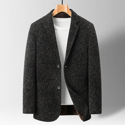 Chenille Casual Simple Suit Jacket For Men Limorista