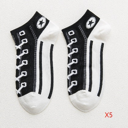 Combed Cotton Deodorant Breathable Boat Socks Limorista