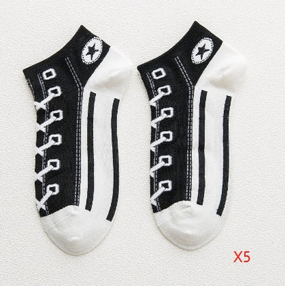 Combed Cotton Deodorant Breathable Boat Socks Limorista
