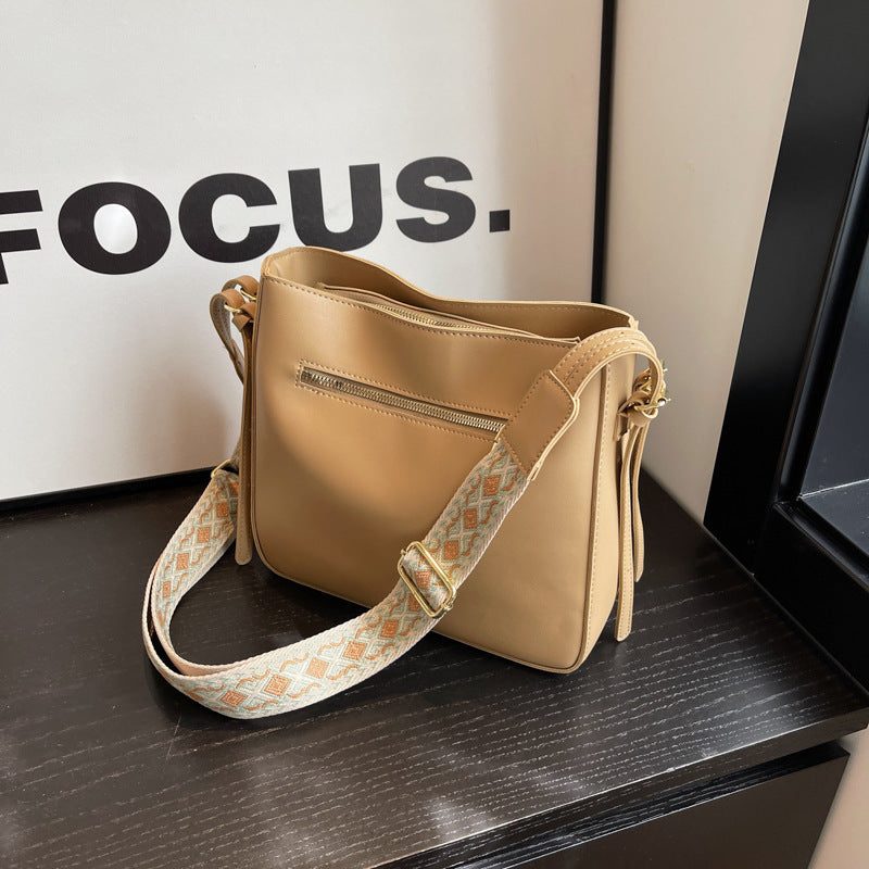 Fashion Soft Leather Bucket Bag For Women Limorista