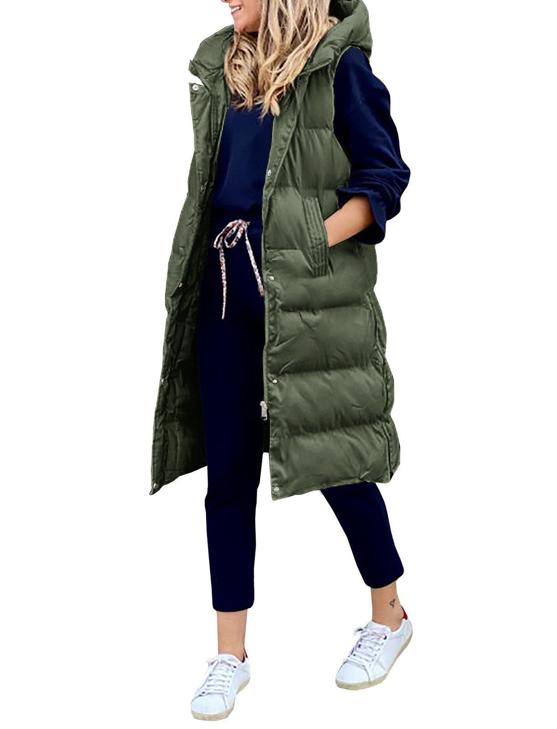 Loose Casual Fashion Single-breasted Sleeveless Jacket Limorista