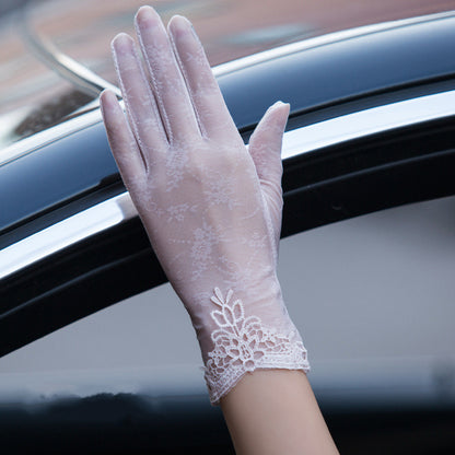 Gloves female UV protection ice silk gloves Limorista