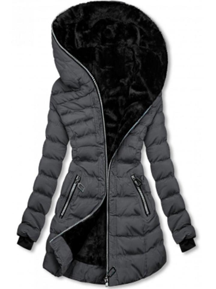 Hooded long-sleeved warm and velvet cotton jacket Limorista
