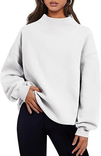 Pullover Sweatshirt Solid Color Loose Tops Round Neck Hoodie Women Thick Clothing Limorista