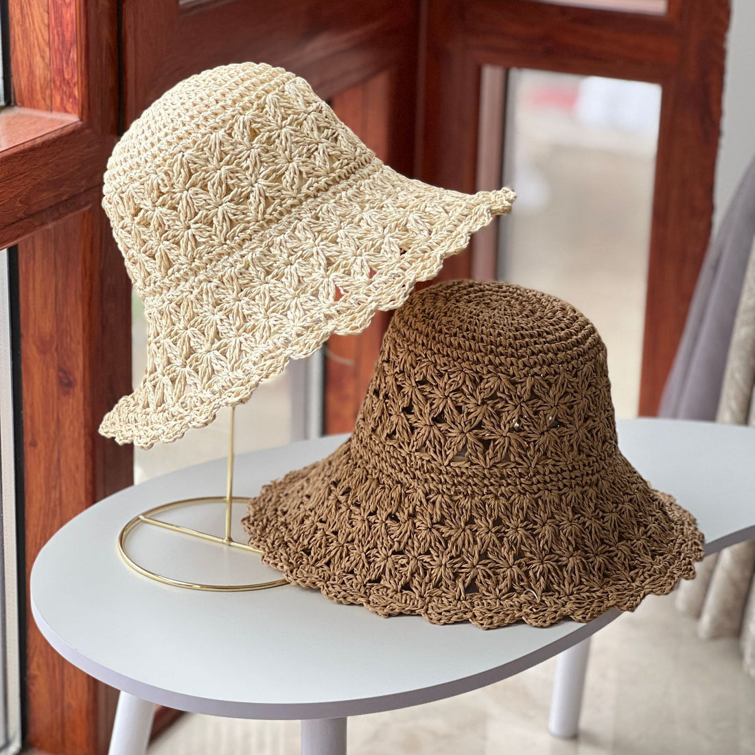 Summer Beach Sunshade Hollow Straw Hat Limorista