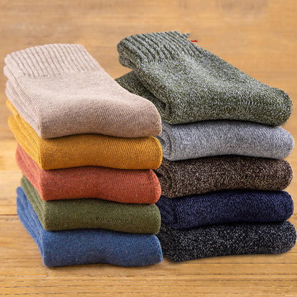 Winter Plush Thickened Warm Socks Middle Barrel Limorista
