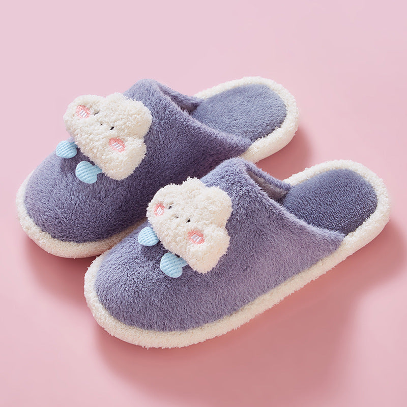 Clouds Couple Cotton Slippers Unisex Household Autumn And Winter Cartoon Limorista