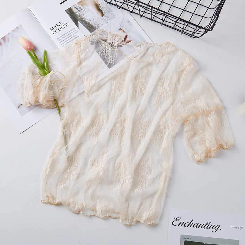 Lace Bottoming Shirt Women&