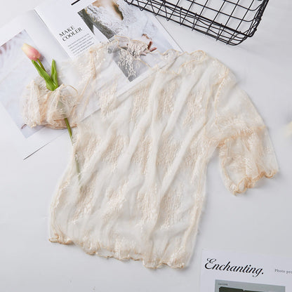 Lace Bottoming Shirt Women&