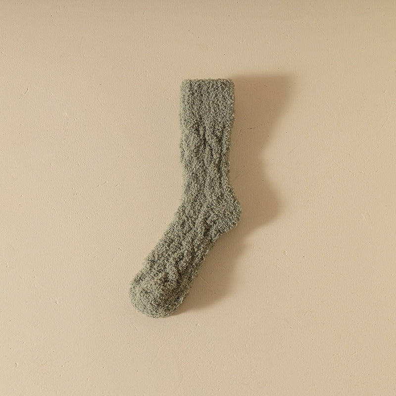 Coral Fleece Socks Women&